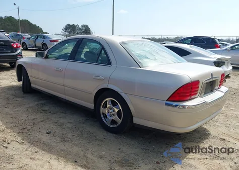 2000 Lincoln Ls V6 Auto/V6 Manual z USA, uszkodzony, nr VIN 1LNHM86S4YY911116